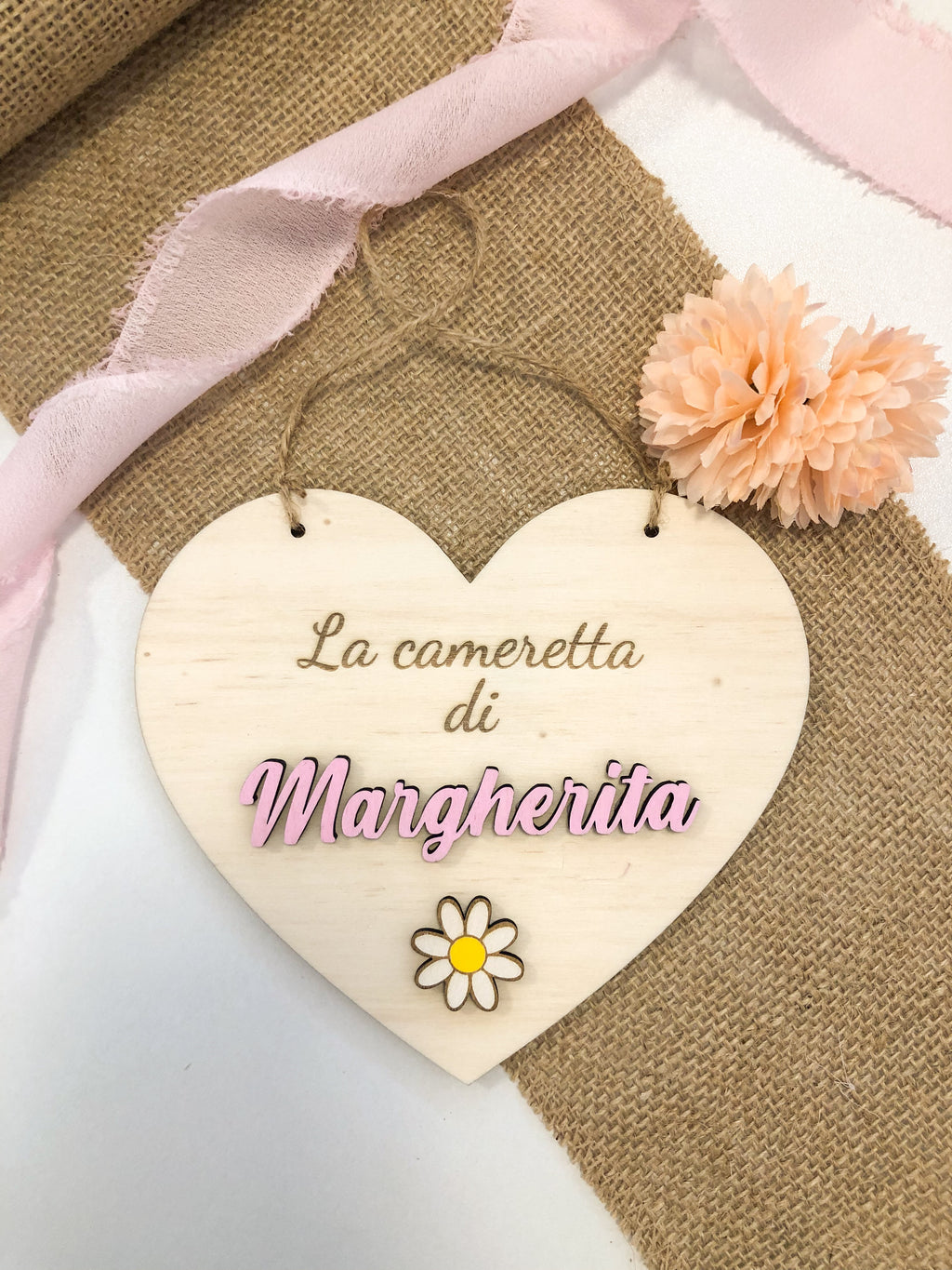 Targa Cameretta in legno