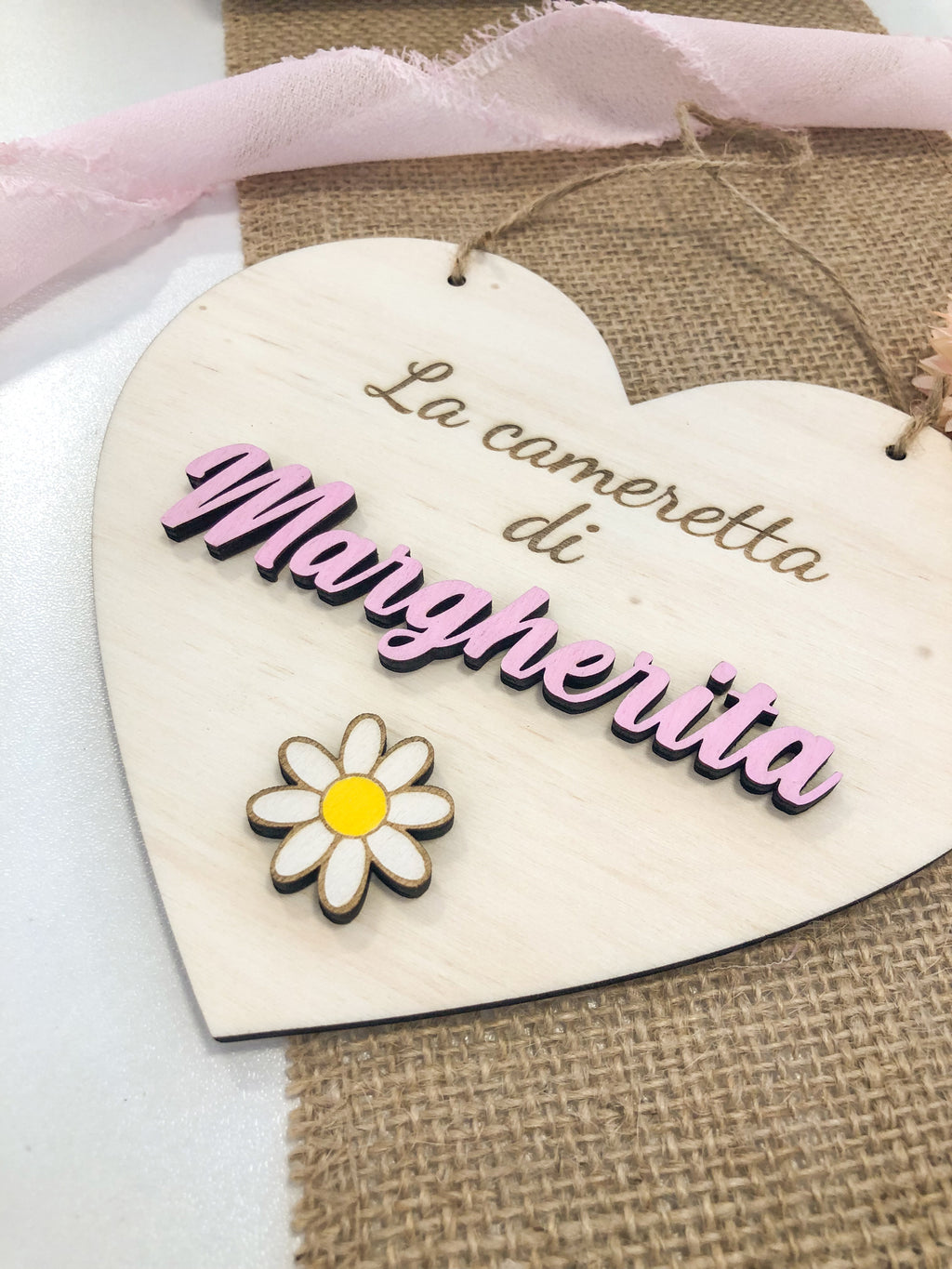 Targa Cameretta in legno