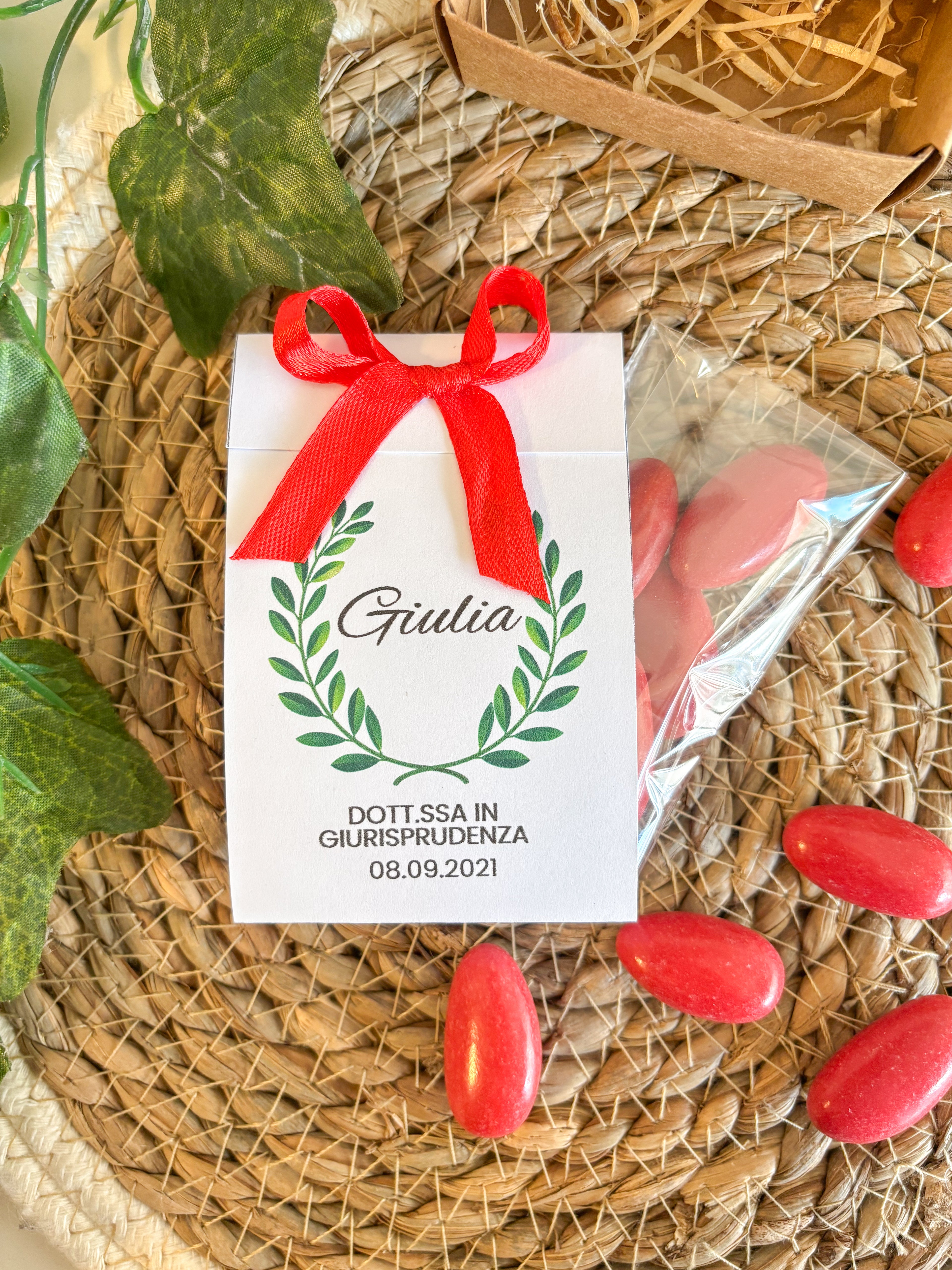Porta confetti  per laurea