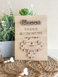 Quadretto puzzle Mamma