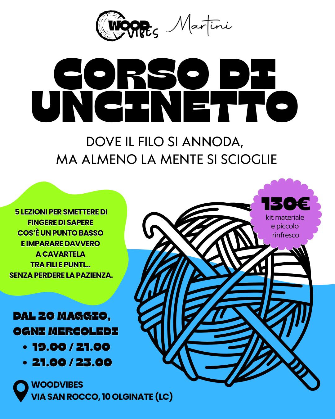 CORSO DI UNCINETTO
