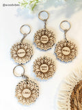 Portachiavi a Girasole per la Festa della Mamma