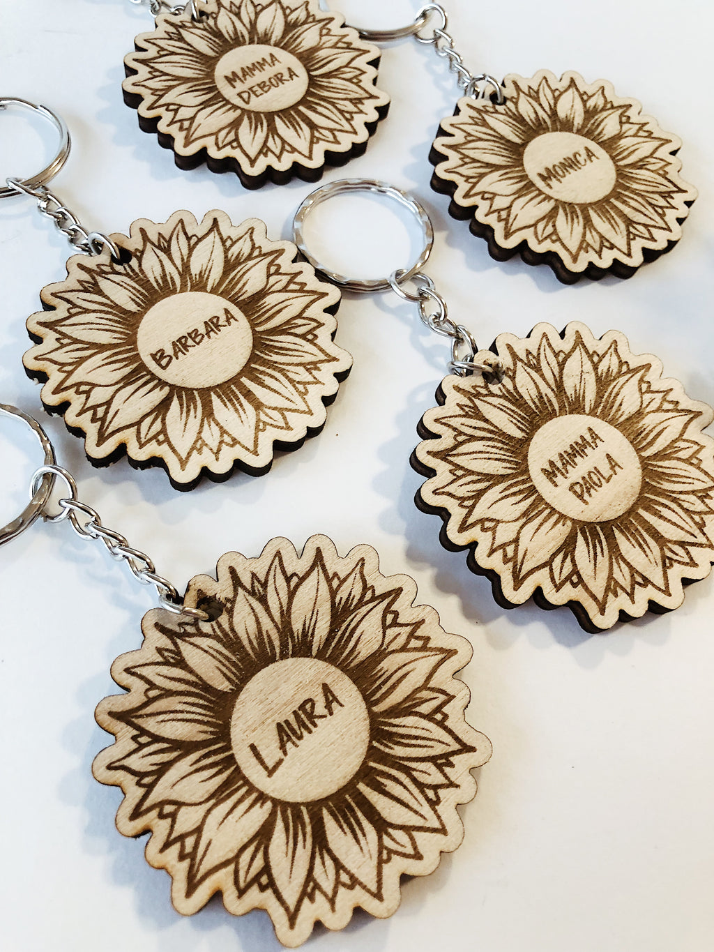 Portachiavi a Girasole per la Festa della Mamma